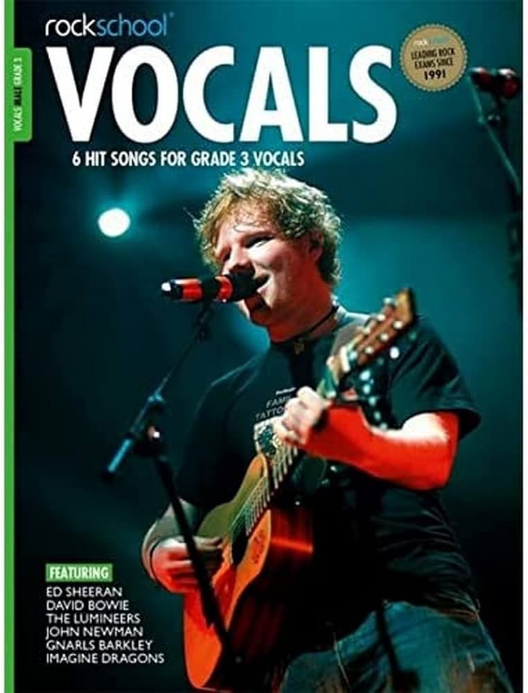 Rock School Vocals Male Grade 3 Book
