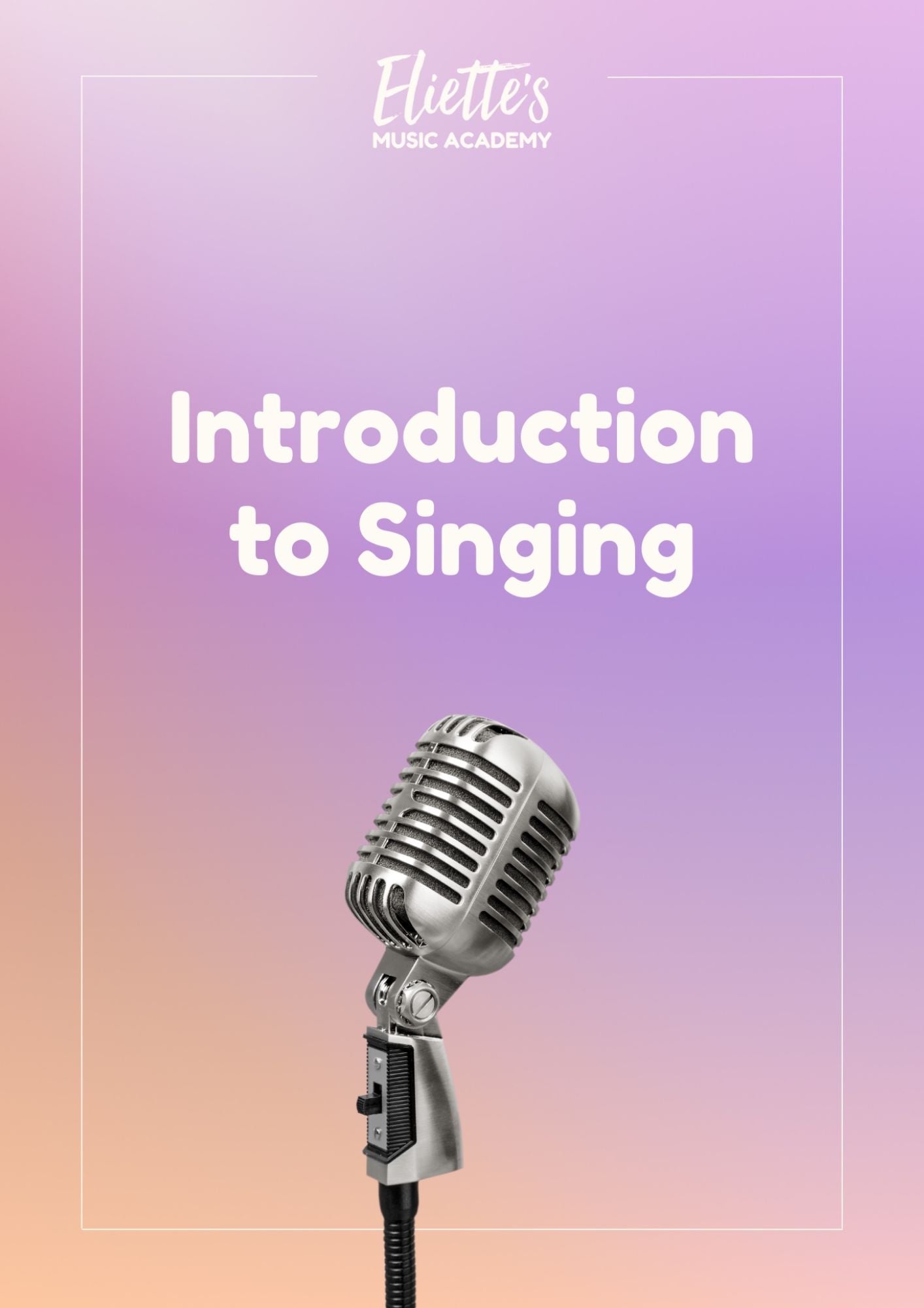 BOOK EMA: Intro to Singing