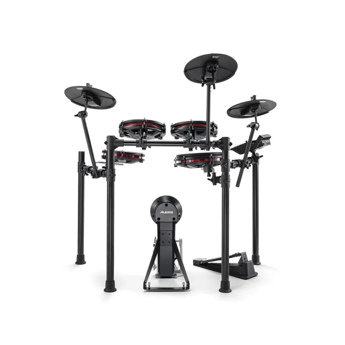 ALESIS® NITRO MAX KIT 8-PIECE ELECTRONIC DRUMKIT 3 CYMBALS & NITRO DRUM MODULE BLUETOOTH AUDIO - EXCLUDES STOOL / THRONE