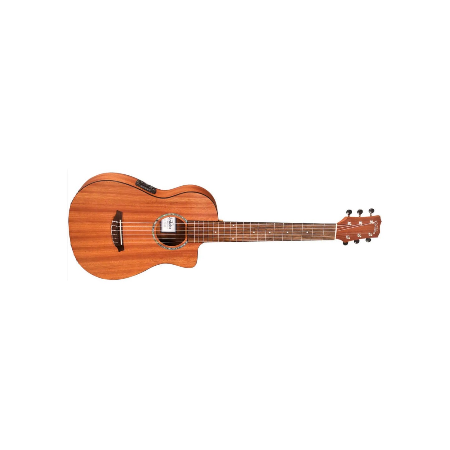 CORDOBA MINI II MH CUTAWAY ELECTRIC ALL MAHOGANY TRAVEL SIZE GUITAR