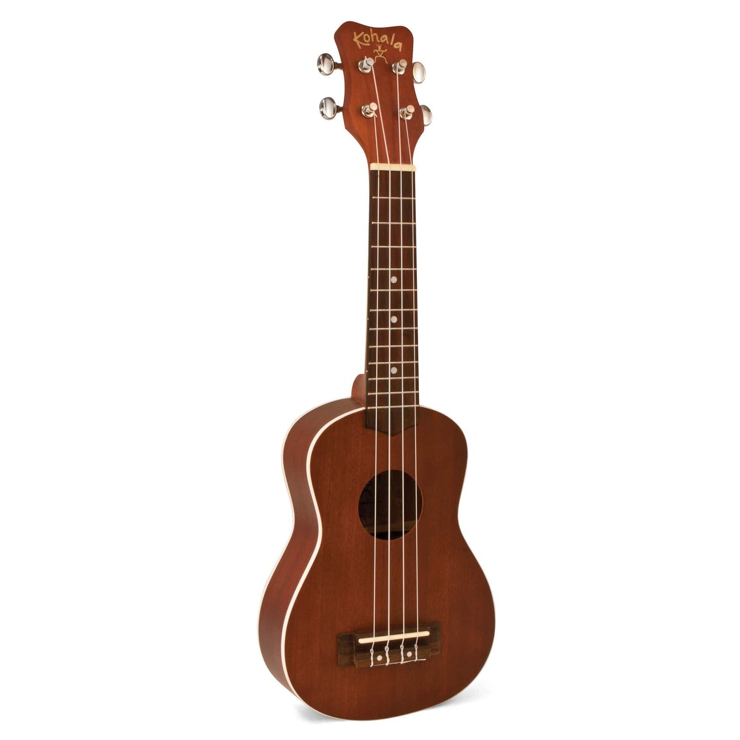 Kohala Akamai Soprano Ukulele - All Mahogany Uke With Binding - By Lanikai