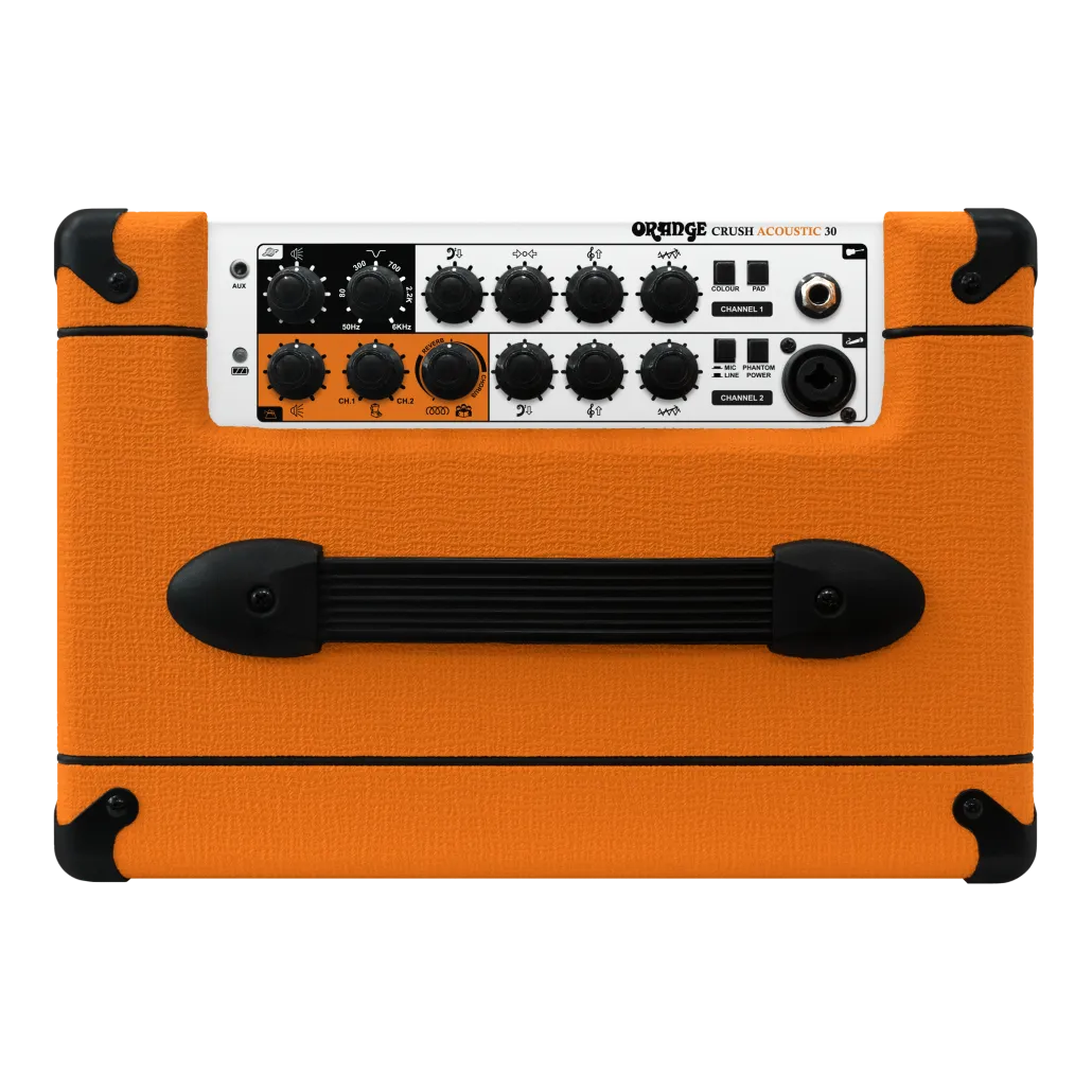 ORANGE CRUSH 30 ACOUSTIC - 30W 2 CHANNEL ACOUSTIC 1X8 BATTERY POWERED COMBO AMP WITH FX