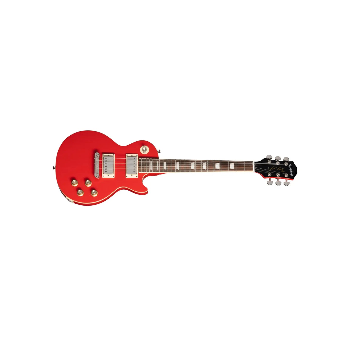 EPIPHONE POWER PLAYER LES PAUL ELECTRIC GUITAR WITH GIGBAG CABLE & PICKS - LAVA RED