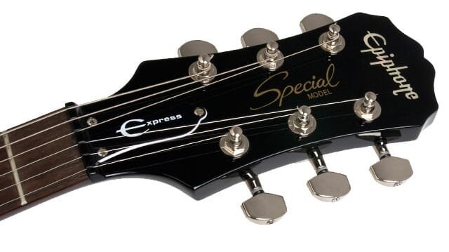 Epiphone Les Paul Express 22 Inch Scale - Vintage Sunburst - Chrome H/Ware