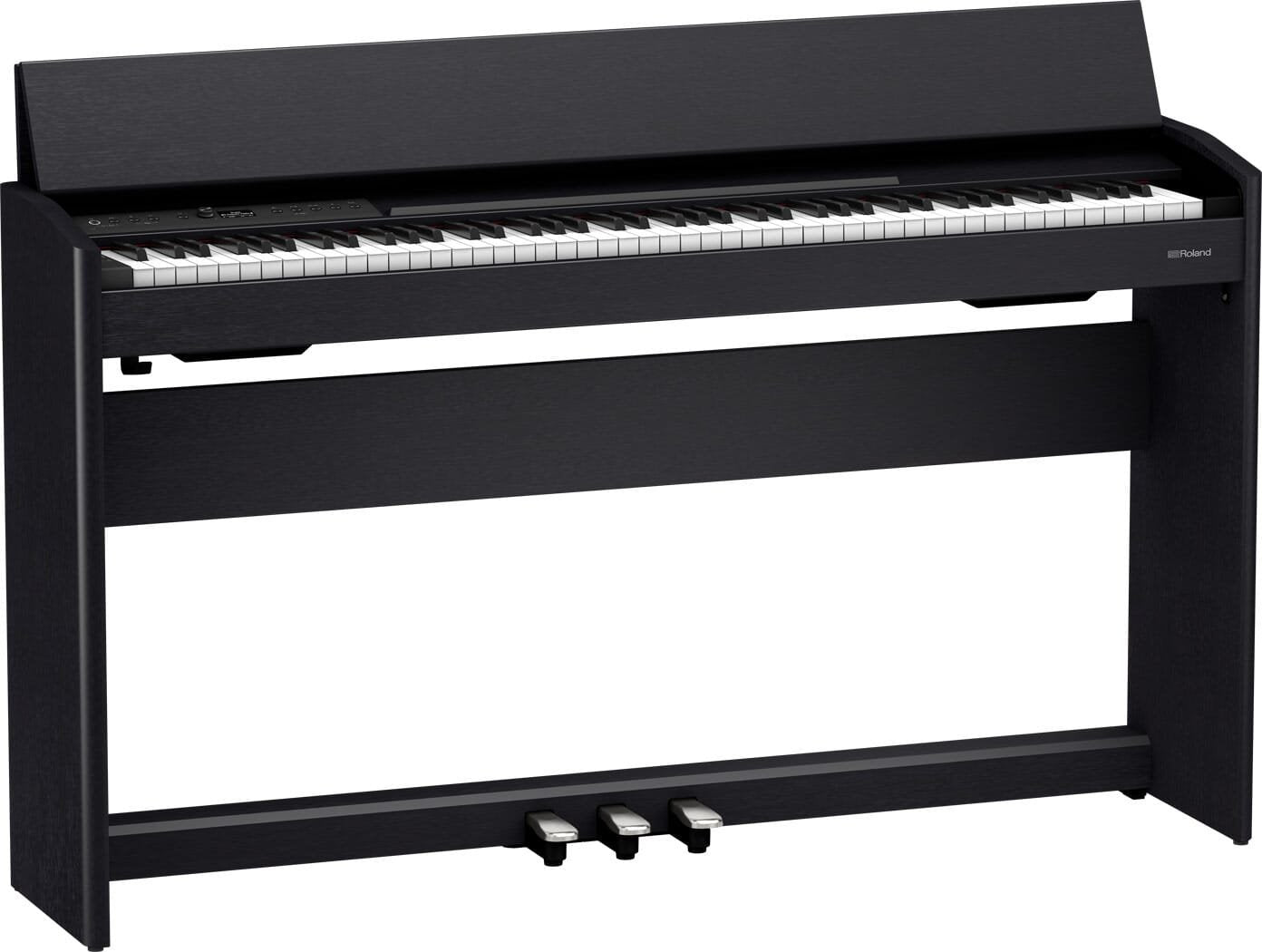 Roland F701 Digital Piano - Classic Black - Includes Stand