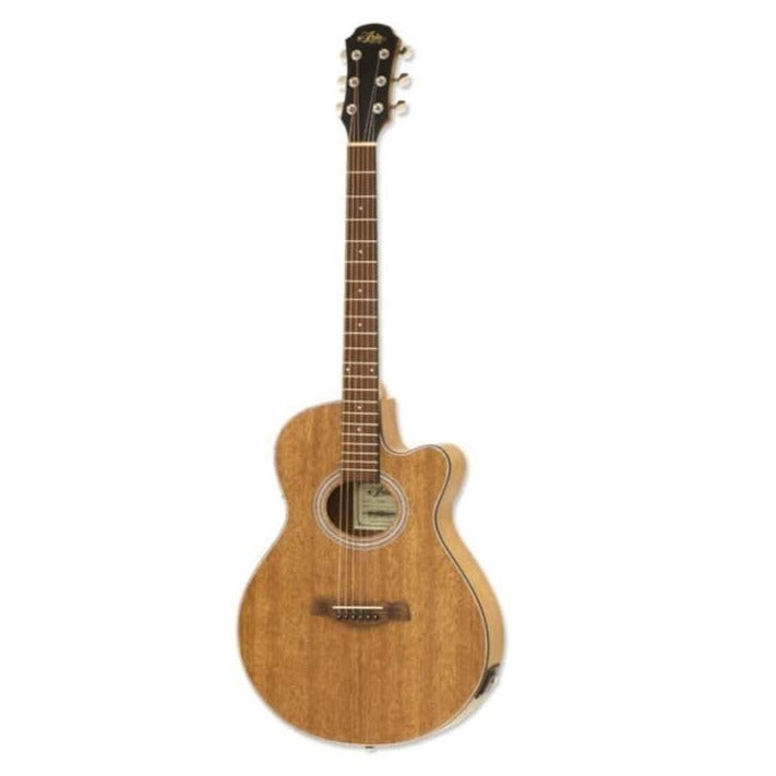 Aria Fet-M1 77mm Thinline Concert - Satin Mahogany (Merenti) - Electric Acoustic Guitar