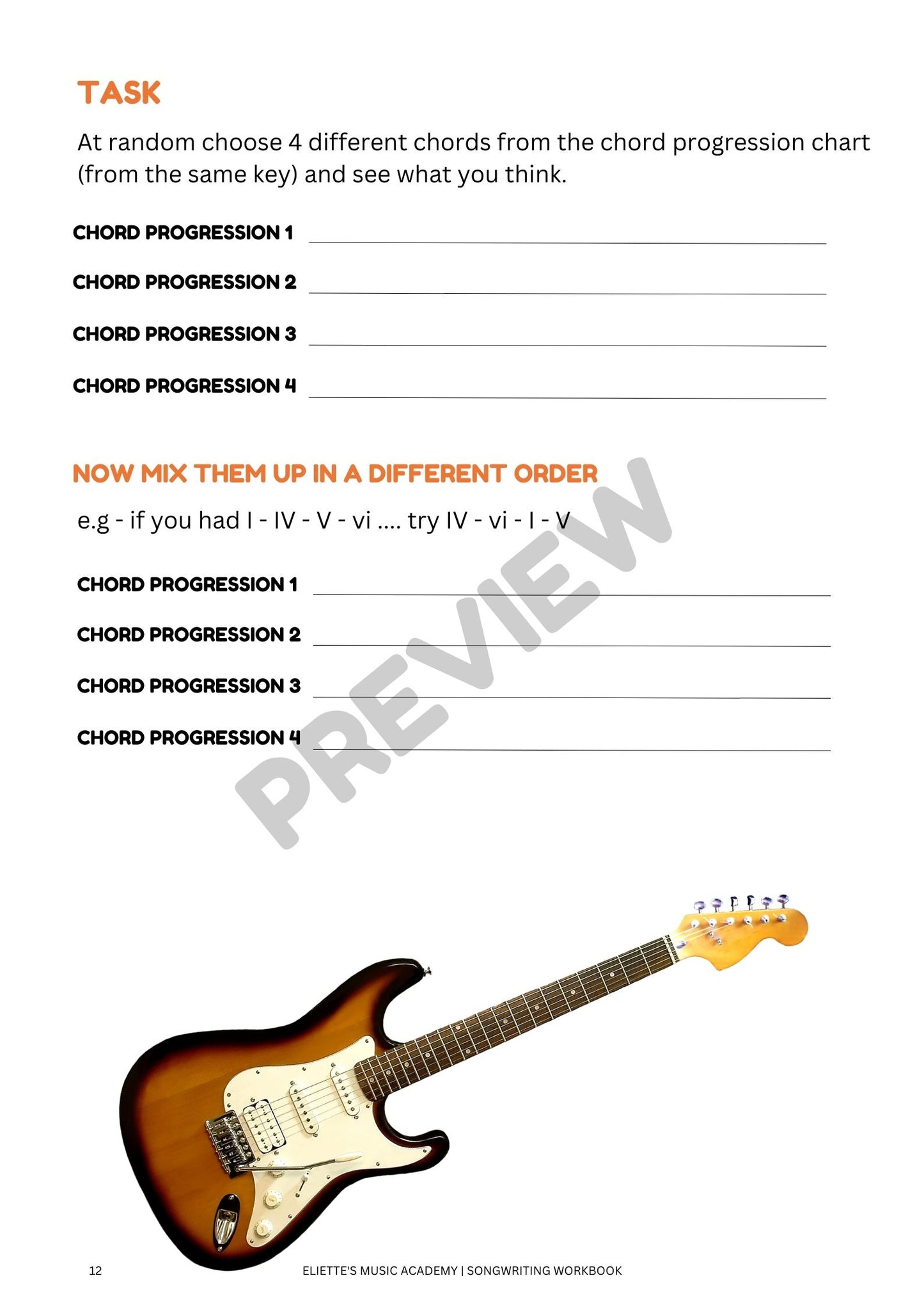 BOOK EMA: Songwriting Book