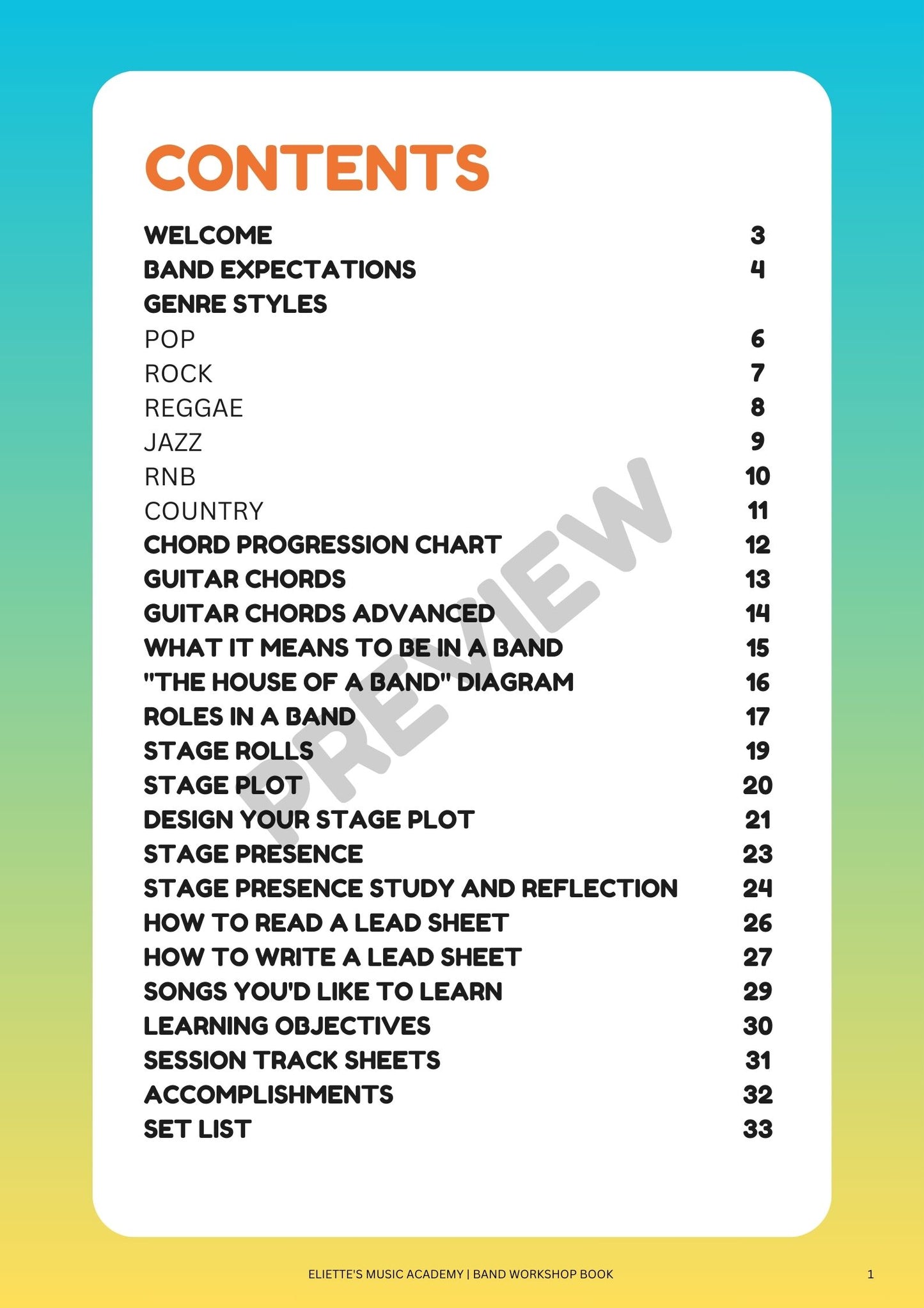BOOK EMA: Band Book (Holiday Programme)