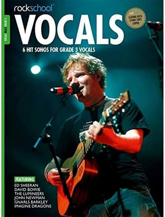 Rock School Vocals Male Grade 3 Book
