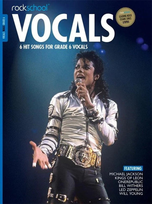 Rock School Vocals Male Grade 6 Book