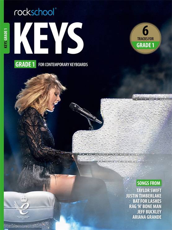 Rock School Piano Keys Grade 1 Book