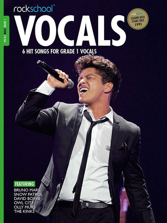 Rock School Vocals Male Grade 1 Book