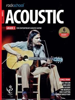 Rock School Acoustic Guitar Grade 5 Book 2019