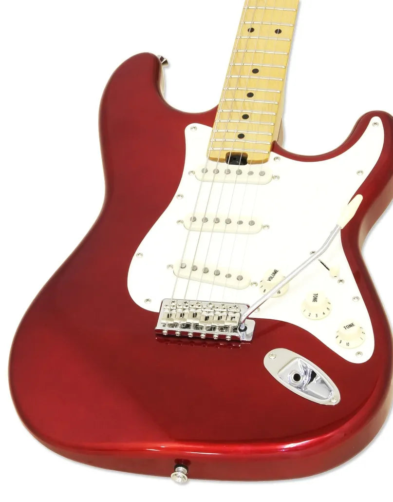 ARIA STG-57 ST-STYLE ELECTRIC GUITAR - MN - CANDY APPLE RED