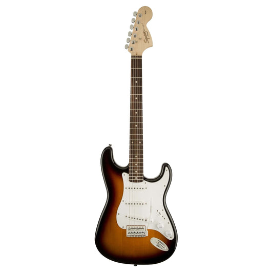 Squier Affinity Strat Electric Guitar - Brown Sunburst - LRL