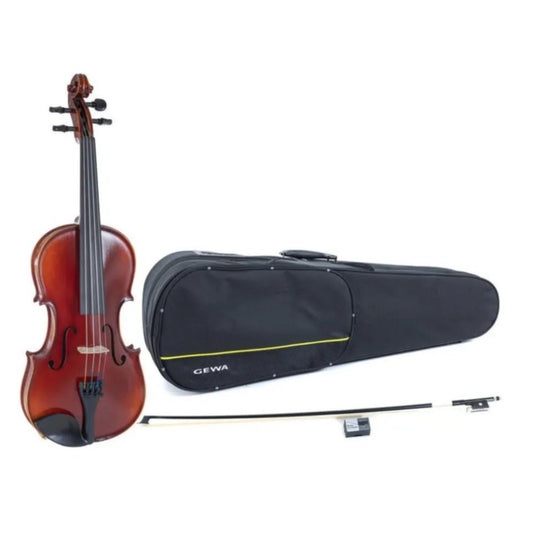 Gewa Ideale VL2 Violin 4/4 Outfit - Shaped Polycarbonate Case, Carbon Bow, Alphayue Strings