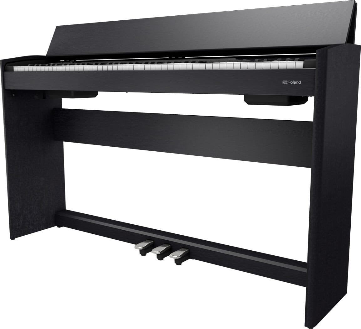 Roland F701 Digital Piano - Classic Black - Includes Stand