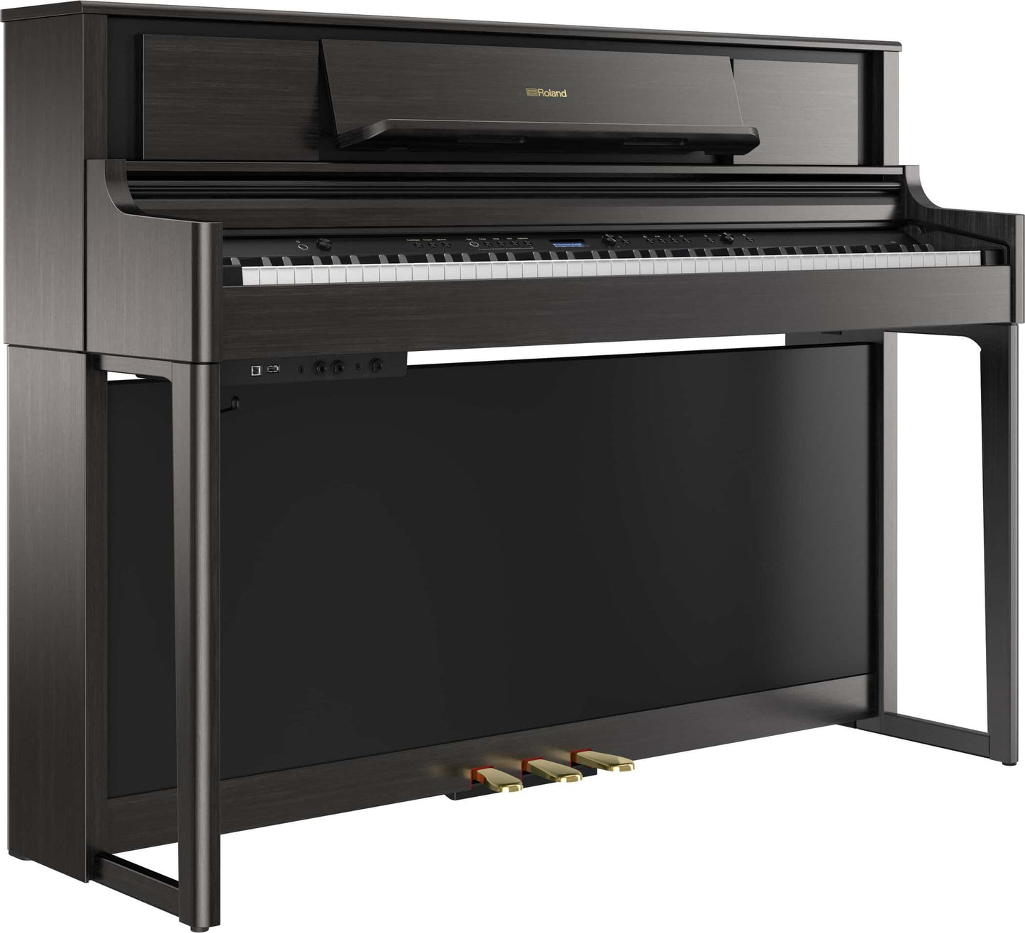Roland LX705CH Pure Acoustic 88 Note Premium Digital Piano - Black Charcoal - Incl. KSL705CH