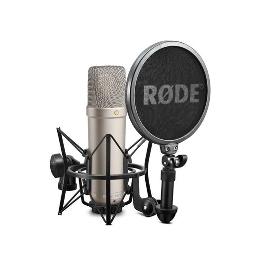 RODE NT1-A COMPLETE VOCAL RECORDING STUDIO SOLUTION PACK KIT INCL. NT1A MIC, SM6 SHOCKMOUNT, POP FILTER & CABLE NT1A