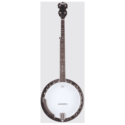 Washburn B11K Americana - 5-String Mahogany Banjo with Hard Case - Natural - Remo & Mahogany